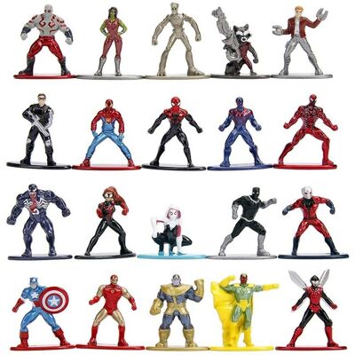 Jada Marvel 1.65' Odlewane Ciśnieniowo Metalowe Figurki Kolekcjonerskie 20-Pak Wave 1, Zabawki Dla Dzieci I Dorosłych Jada Marvel 1.65' Odlewane Ciśnieniowo Metalowe Figurki Kolekcjonerskie 20-Pak Wave 1, Zabawki Dla Dzieci I Dorosłych