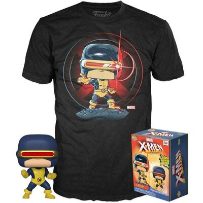 Funko marvel 80th - pop n° 502 cyclops gitd se + t-shirt - l Funko marvel 80th - pop n° 502 cyclops gitd se + t-shirt - l