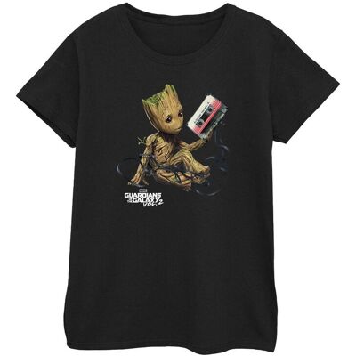 Marvel Koszulka Damska / Damska Guardians Of The Galaxy Groot Tape Cotton T-Shirt (XXL (193cm) / Czarny) Marvel Koszulka Damska / Damska Guardians Of The Galaxy Groot Tape Cotton T-Shirt (XXL (193cm) / Czarny)