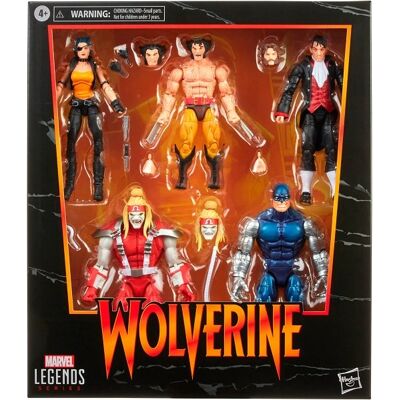 Seria Marvel Legends Wolverine Omega Red Cyber Cal 5 - Zestaw Figurków Seria Marvel Legends Wolverine Omega Red Cyber Cal 5 - Zestaw Figurków