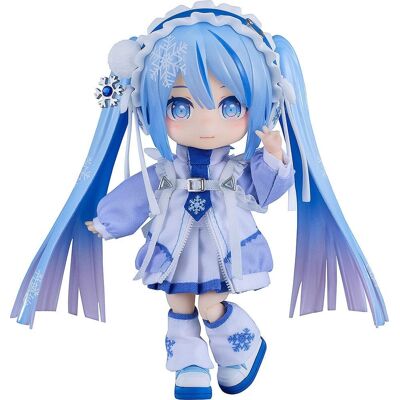 Good Smile Company Nendoroid Doll Snow Miku: Yukiiro Pop Ver. 14 cm - Hatsune Miku - Figurki Action Good Smile Company Nendoroid Doll Snow Miku: Yukiiro Pop Ver. 14 cm - Hatsune Miku - Figurki Action