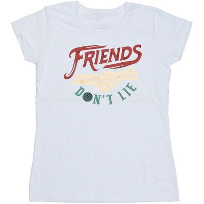 Netflix Koszulka Damska / Damska Stranger Things Friends Don't Lie Hands Cotton T-Shirt (XL 8,5-9 / Ciepły Biały) Netflix Koszulka Damska / Damska Stranger Things Friends Don't Lie Hands Cotton T-Shirt (XL 8,5-9 / Ciepły Biały)