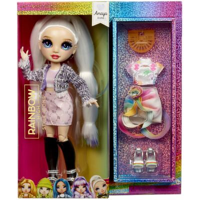 MGA Rainbow High Style Icons Lalka Modowa Amaya – Figurka Kolekcjonerska MGA Rainbow High Style Icons Lalka Modowa Amaya – Figurka Kolekcjonerska