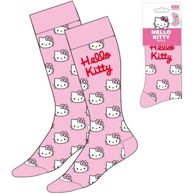 Cerda Skarpetki Hello Kitty Z Twarzą, Różowe, Rozmiar 36-43, Oficjalna Licencja Cerda Skarpetki Hello Kitty Z Twarzą, Różowe, Rozmiar 36-43, Oficjalna Licencja