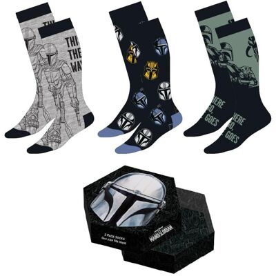 Cerda Skarpetki Mandalorian 3-Pak, Licencjonowane, Rozmiar 38-45, Wysoka Jakość Cerda Skarpetki Mandalorian 3-Pak, Licencjonowane, Rozmiar 38-45, Wysoka Jakość