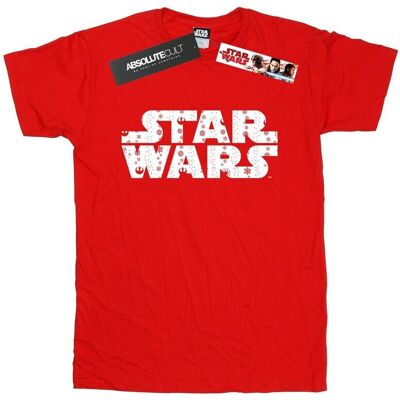 Disney Star Wars Damska Bawełniana Koszulka Boyfriend Z Bożonarodzeniowym Logo (3XL / Ciemnowiśniowy) Disney Star Wars Damska Bawełniana Koszulka Boyfriend Z Bożonarodzeniowym Logo (3XL / Ciemnowiśniowy)