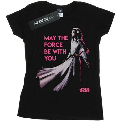 Disney Star Wars Koszulka Damska / Damska Princess Leia Force Cotton T-Shirt (S (52-55 Cm) / Czarny) Disney Star Wars Koszulka Damska / Damska Princess Leia Force Cotton T-Shirt (S (52-55 Cm) / Czarny)