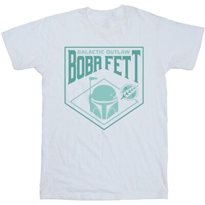 Absolute Cult Star Wars Książka Boba Fett Galaktyczny Hełm Klatka T-Shirt Biały - T-Shirt Absolute Cult Star Wars Książka Boba Fett Galaktyczny Hełm Klatka T-Shirt Biały - T-Shirt