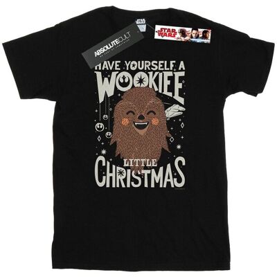 Absolute Cult Star Wars Mały Świąteczny T-Shirt Wookiee - T-Shirt Absolute Cult Star Wars Mały Świąteczny T-Shirt Wookiee - T-Shirt