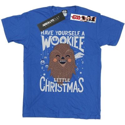 Disney Star Wars Męska Koszulka Wookiee Little Christmas T-Shirt (S (52-55 Cm) / Lazurowy) Disney Star Wars Męska Koszulka Wookiee Little Christmas T-Shirt (S (52-55 Cm) / Lazurowy)