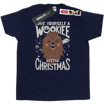 Disney Star Wars Męska Koszulka Wookiee Little Christmas T-Shirt (XXXXXS / Granatowy) Disney Star Wars Męska Koszulka Wookiee Little Christmas T-Shirt (XXXXXS / Granatowy)
