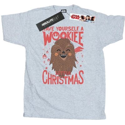 Disney Star Wars Męska Koszulka Wookiee Little Christmas T-Shirt (XXXXXS / Jasnoszary) Disney Star Wars Męska Koszulka Wookiee Little Christmas T-Shirt (XXXXXS / Jasnoszary)