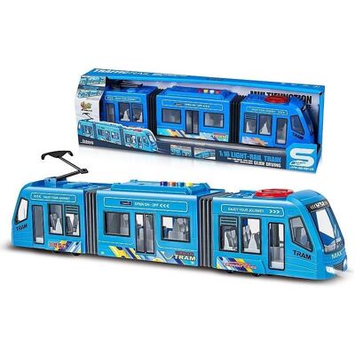Tramwaj Zabawkowy Adar 1:16 Światło Dźwięk Otwierane Drzwi 42 Cm Tramwaj Zabawkowy Adar 1:16 Światło Dźwięk Otwierane Drzwi 42 Cm