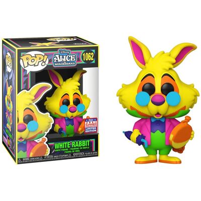 White Rabbit - Blacklight - Alice in Wonderland Blacklight - Funko POP #1068 White Rabbit - Blacklight - Alice in Wonderland Blacklight - Funko POP #1068