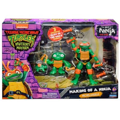 Playmates - Michelangelo Evolution - 3-pak - Figurka akcji Playmates - Michelangelo Evolution - 3-pak - Figurka akcji