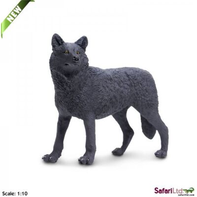 Xl Safari Ltd 112989 Wilk Czarny 13,5x7,5cm Skala 1:10 Xl Safari Ltd 112989 Wilk Czarny 13,5x7,5cm Skala 1:10