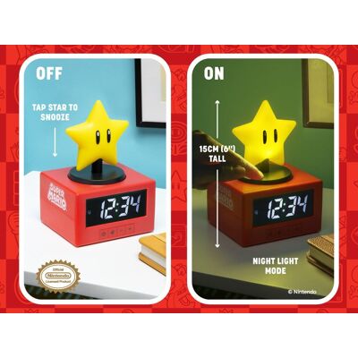 Paladone Budzik Super Mario Super Star 15 Cm Paladone Budzik Super Mario Super Star 15 Cm
