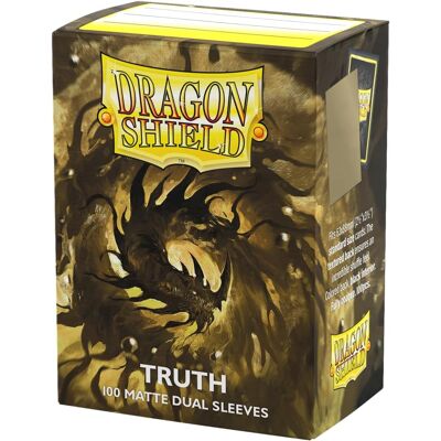 Dragon Shield Prawda 100 Podwójnych Matowych Rękawów Na Karty Dragon Shield Prawda 100 Podwójnych Matowych Rękawów Na Karty