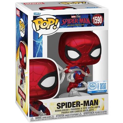 Funko, Funko Pop! Exclusive, Superbohaterowie, Figurka Kolekcjonerska, Spider-Man: Brand New Day 2027, Spider-Man Funko, Funko Pop! Exclusive, Superbohaterowie, Figurka Kolekcjonerska, Spider-Man: Brand New Day 2027, Spider-Man