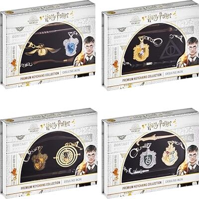 Mattel Harry Potter Metalowa Premium Kolekcja Breloków Do Kluczy - 6 Pak Deluxe Mattel Harry Potter Metalowa Premium Kolekcja Breloków Do Kluczy - 6 Pak Deluxe