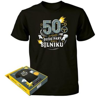 Koszulka Męska 50 Na Liczniku Rozmiar M Bawełna 100 Pan Dragon Koszulka Męska 50 Na Liczniku Rozmiar M Bawełna 100 Pan Dragon