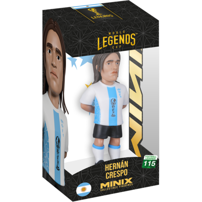 Minix Wc Legends Argentina - Hernan Crespo Minix Wc Legends Argentina - Hernan Crespo