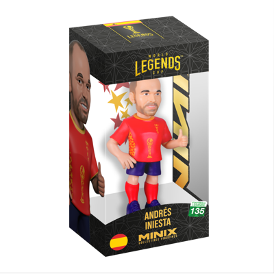 MINIX WC LEGENDS SPAIN - ANDREAS INIESTA MINIX WC LEGENDS SPAIN - ANDREAS INIESTA