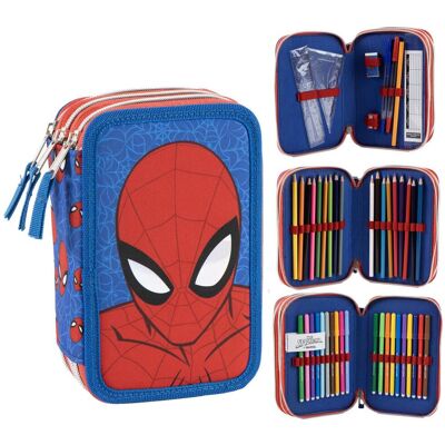 Safta Piórnik Marvel Spiderman Z Trzema Komorami Do Szkoły I Biura Safta Piórnik Marvel Spiderman Z Trzema Komorami Do Szkoły I Biura