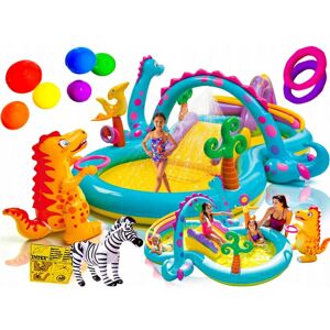 Intex BASEN PLAC ZABAW WODNY dla DZIECI ZJEŻDŻALNIA + BONUS ZESTAW Z FONTANNĄ Intex BASEN PLAC ZABAW WODNY dla DZIECI ZJEŻDŻALNIA + BONUS ZESTAW Z FONTANNĄ