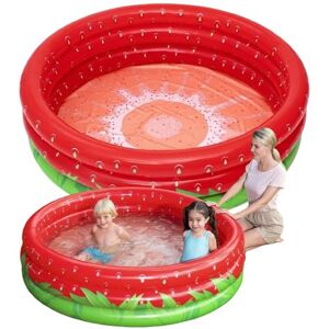 Bestway Basenik Dmuchany Okrągły 168x38 TRUSKAWECZKA basen dla dzieci do ogrodu Bestway Basenik Dmuchany Okrągły 168x38 TRUSKAWECZKA basen dla dzieci do ogrodu