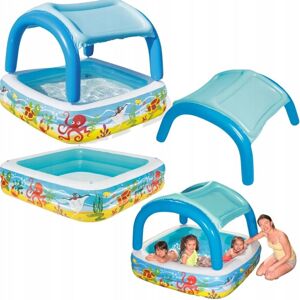BESTWAY BASEN DLA DZIECI Z DASZKIEM 140X140X114CM BRODZIK OGRODOWY BESTWAY BASEN DLA DZIECI Z DASZKIEM 140X140X114CM BRODZIK OGRODOWY