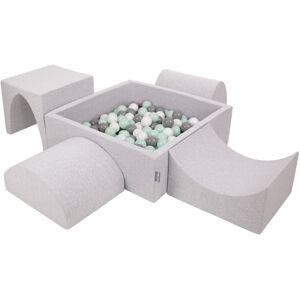 KIDDYMOON - Foam Play Area - Kwadratowy Basen z Kulami - Playset KIDDYMOON - Foam Play Area - Kwadratowy Basen z Kulami - Playset