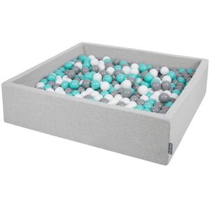 KIDDYMOON - Quadrada 120X30Cm - 200 bolas - Ball Pit KIDDYMOON - Quadrada 120X30Cm - 200 bolas - Ball Pit