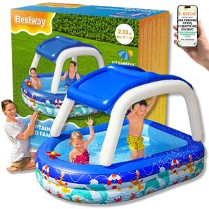 OCHRONA PRZED SŁOŃCEM Dmuchany Basen Dla Dzieci Rodzinny z Daszkiem UV 213x155 – Bestway + EBOOK-1 OCHRONA PRZED SŁOŃCEM Dmuchany Basen Dla Dzieci Rodzinny z Daszkiem UV 213x155 – Bestway + EBOOK-1