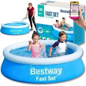 Rozporowy Basen Dla Dziecka Bestway Dmuchany Ogrodowy Dziecięcy Brodzik 183 x 51 cm + EBOOK-3 Rozporowy Basen Dla Dziecka Bestway Dmuchany Ogrodowy Dziecięcy Brodzik 183 x 51 cm + EBOOK-3