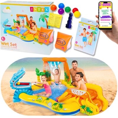 Basen Ogrodowy Dmuchany Dla Dzieci Plac Zabaw Dla Dzieci Brodzik Intex Xxl + Ebook Basen Ogrodowy Dmuchany Dla Dzieci Plac Zabaw Dla Dzieci Brodzik Intex Xxl + Ebook