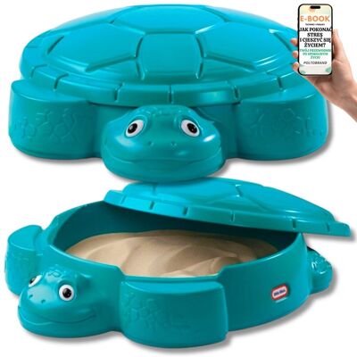 Little Tikes BEZPIECZNA Plastikowa Piaskownica Żółw z Pokrywą DLA DZIECI – Przenośna i Bezpieczna + EBOOK-1 Little Tikes BEZPIECZNA Plastikowa Piaskownica Żółw z Pokrywą DLA DZIECI – Przenośna i Bezpieczna + EBOOK-1