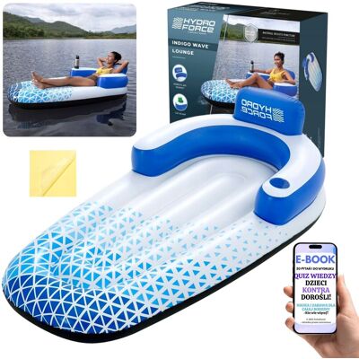 Dmuchany Fotel Na Wodę BESTWAY Materac Z Oparciem I Uchwytami + E-BOOK-2 Dmuchany Fotel Na Wodę BESTWAY Materac Z Oparciem I Uchwytami + E-BOOK-2