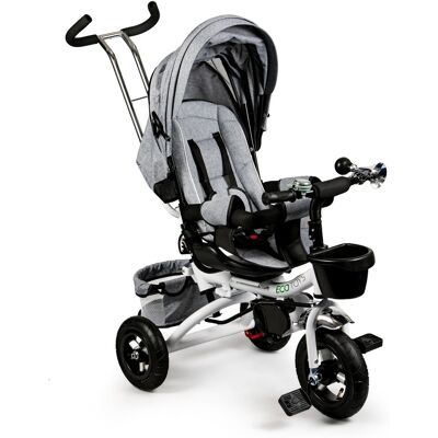 Ecotoys rowerek trójkołowy Delux, szary Ecotoys rowerek trójkołowy Delux, szary