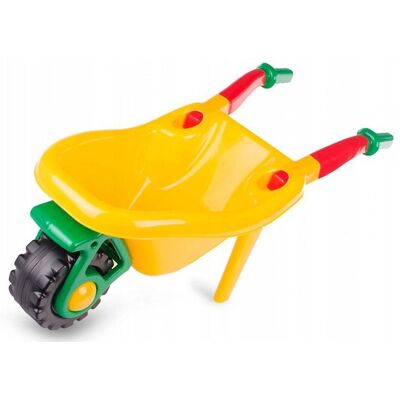 Hemar Żółta Duża Taczka Do Piasku, Ogrodowa, 74 Cm Hemar Żółta Duża Taczka Do Piasku, Ogrodowa, 74 Cm