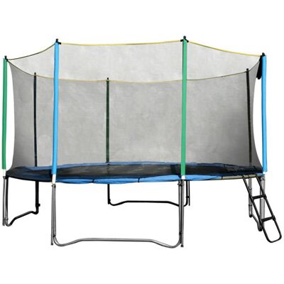 inSPORTline, Trampolina z siatką zewnętrzną i drabinką, Top Jump, 10 FT/305 cm inSPORTline, Trampolina z siatką zewnętrzną i drabinką, Top Jump, 10 FT/305 cm