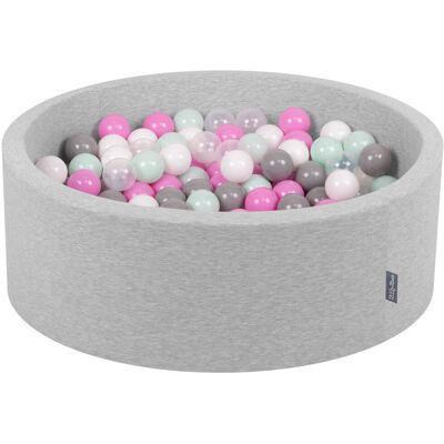 KIDDYMOON - 90X30cm - 200 Kulki 7cm - Basen na kulki KIDDYMOON - 90X30cm - 200 Kulki 7cm - Basen na kulki
