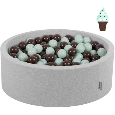 KIDDYMOON - Basen z kulkami 90x30cm - 200 Kul 7cm KIDDYMOON - Basen z kulkami 90x30cm - 200 Kul 7cm