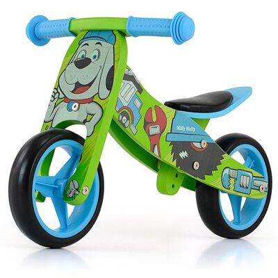 Milly Mally, Rowerek biegowy, Jake Bob 7', zielony Milly Mally, Rowerek biegowy, Jake Bob 7', zielony