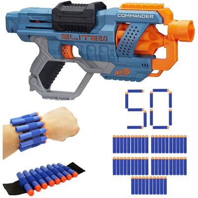 Nerf Elite 2.0 Commander E9485 +opaska + 50 strzałek Nerf Elite 2.0 Commander E9485 +opaska + 50 strzałek