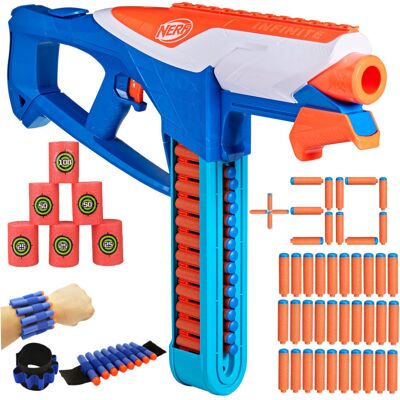 Nerf N Series Infinite F8631 Zestaw 30 strzałek + Cele Piankowe + Opaska Nerf N Series Infinite F8631 Zestaw 30 strzałek + Cele Piankowe + Opaska