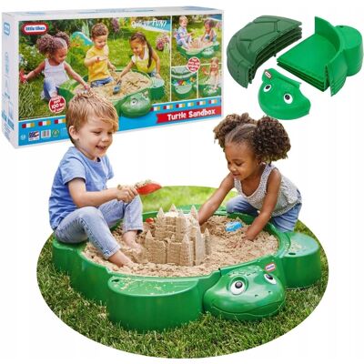 Little Tikes Piaskownica Basen na Kulki 2w1 Plastikowa Duża Składana Zamykana Żółw Little Tikes Piaskownica Basen na Kulki 2w1 Plastikowa Duża Składana Zamykana Żółw