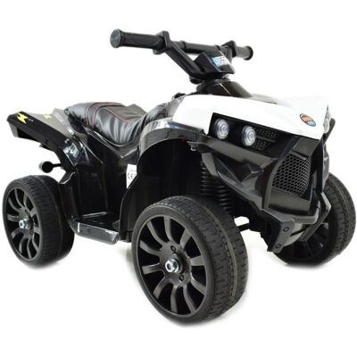 Quad Na Akumulator Biały Na Miękkich Kołach Super Jakość/xb8118 Quad Na Akumulator Biały Na Miękkich Kołach Super Jakość/xb8118