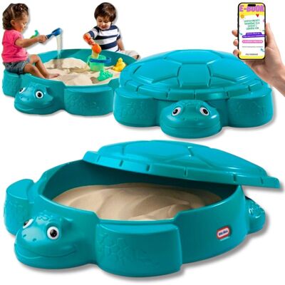 Little Tikes RAJ DLA DZIECI PIASKOWNICA DLA DZIECKA ZAMYKANA PLASTIKOWA PREZENT Bezpieczna Ogrodowa + EBOOK Little Tikes RAJ DLA DZIECI PIASKOWNICA DLA DZIECKA ZAMYKANA PLASTIKOWA PREZENT Bezpieczna Ogrodowa + EBOOK