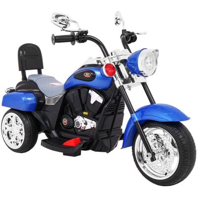 Ramiz, pojazd na akumulator Motorek Chopper Nightbike, niebieski Ramiz, pojazd na akumulator Motorek Chopper Nightbike, niebieski